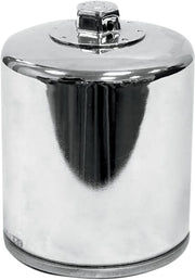 K & N Performance Oil Filter for 2002-2017 Harley-Davidson Chrome Silver Standard Spin-On