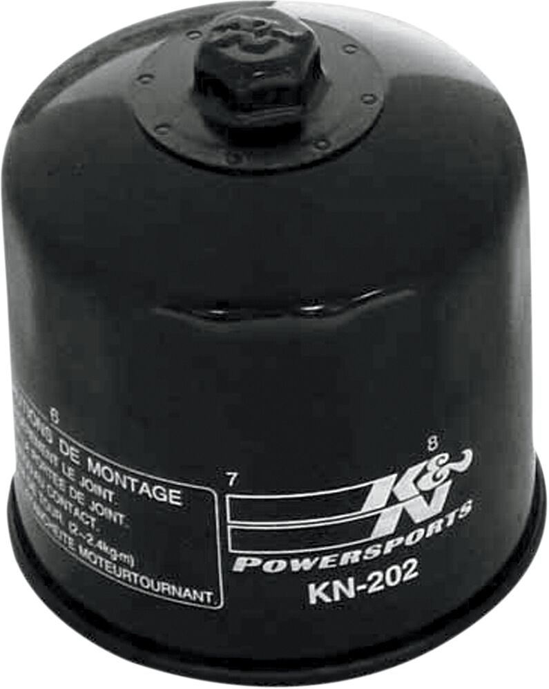K & N Performance Oil Filter Wrench-Off Black Premium Spin-On