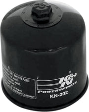 K & N Performance Oil Filter Wrench-Off Black Premium Spin-On - KN-202