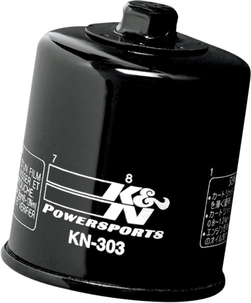 K & N Performance Oil Filter Wrench-Off Black Premium Spin-On