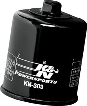 K & N Performance Oil Filter Wrench-Off Black Premium Spin-On - KN-303