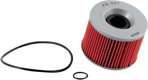 K & N Performance Oil Filter Red Silver Standard Cartridge