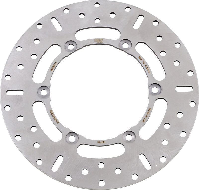 EBC MD Series Pro-Lite Brake Rotor for 1982-2016 YAMAHA Pro-Lite Series Silver Front Front Right One Piece (Fixed) Stainless Steel