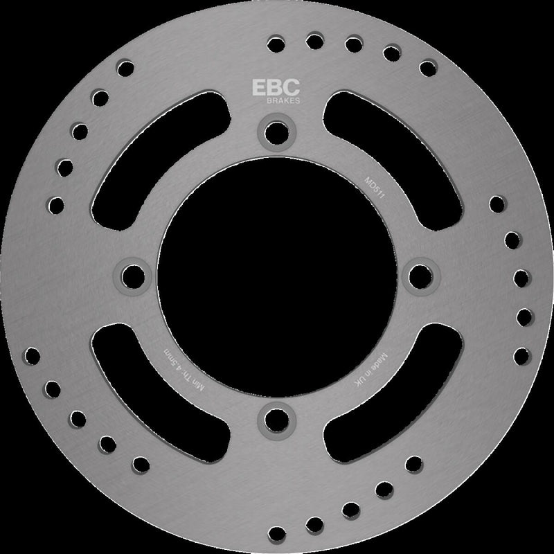 EBC Brake Rotor for Harley-Davidson for 1994-2007 BUELL Unfinished Standard Rear One Piece (Fixed) Stainless Steel