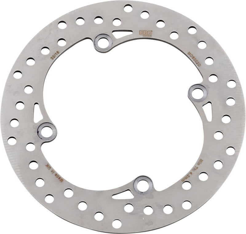 EBC MD Series ATV Brake Rotor Unfinished Rear Left One Piece (Fixed) Heat-Treated Carbon Steel