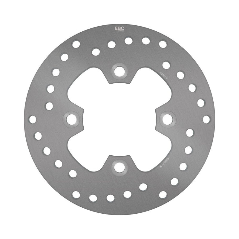EBC Round D-Series Fixed Offroad Brake Rotor for 1985-1989 HONDA Stainless Steel Solid-Mount Rear One Piece (Fixed)