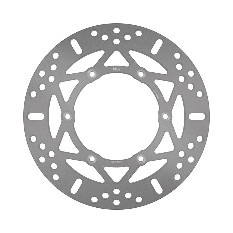 EBC Round D-Series Fixed Offroad Brake Rotor for 1989-2004 KAWASAKI Stainless Steel Solid-Mount Rear One Piece (Fixed)