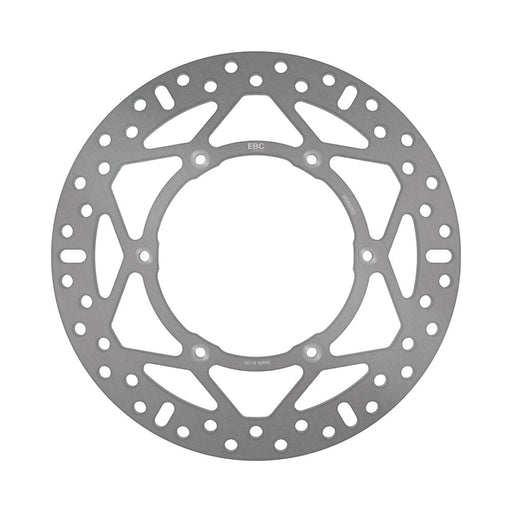 EBC Round D-Series Fixed Offroad Brake Rotor for 1991-2000 YAMAHA Stainless Steel Solid-Mount Front Left One Piece (Fixed)
