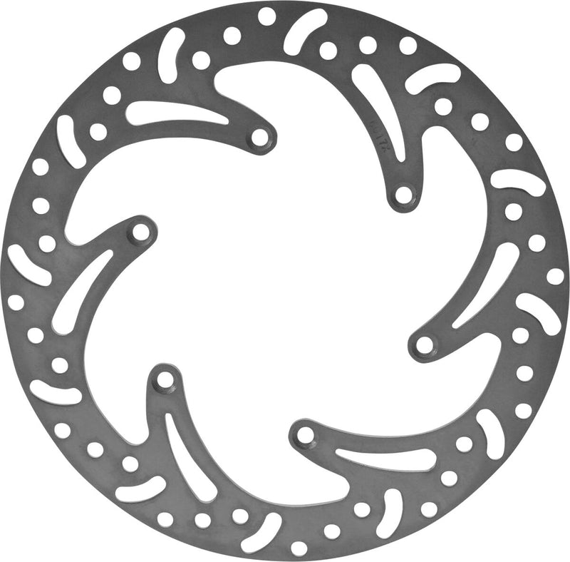 EBC Standard Rear Offroad Brake Rotor D Series Unfinished One Piece (Fixed) Heat-Treated Carbon Steel