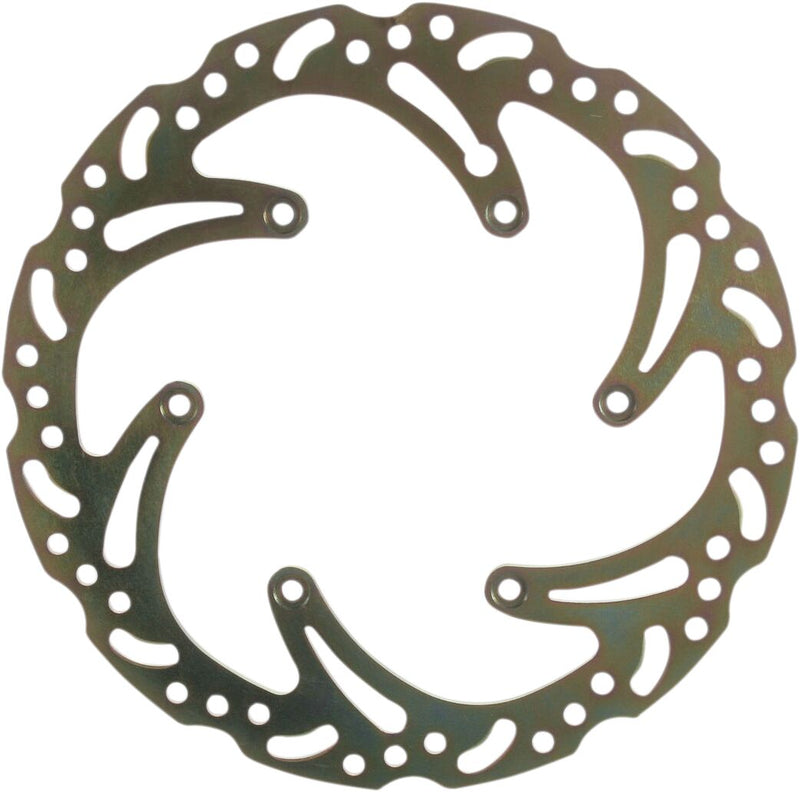 EBC Standard Rear Offroad Brake Rotor for 1998-2001, 2003-2013, 2020-2022 YAMAHA D Series Unfinished One Piece (Fixed) Heat-Treated Carbon Steel