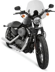 Memphis Shades Metric The Shooter Windshield Grey Cruiser Lucite