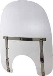 Memphis Shades Metric Replacement Slim Windshield Plastic Memphis Slim Clear Cruiser Lucite - MEP4210