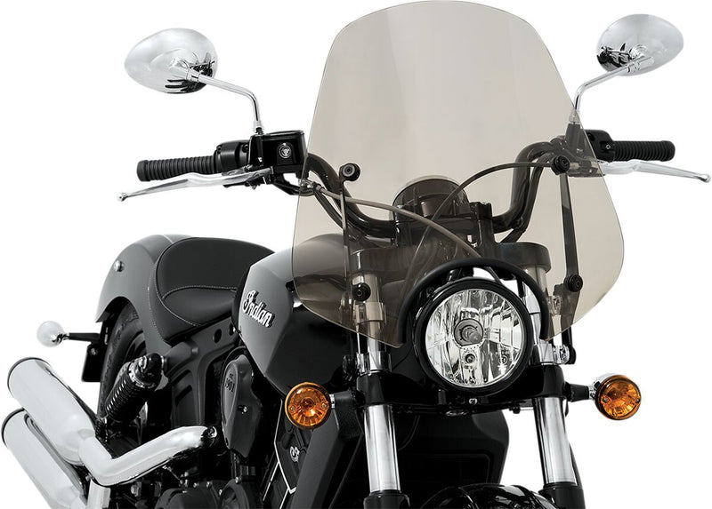 Memphis Shades HD Del Rio Sportshield Windshield Grey Cruiser Lucite Each