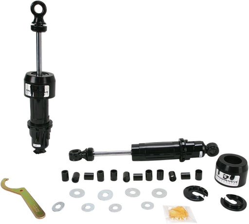 Progressive Suspension 12 Series Shocks Shock Absorber Black Rear Coilover Twin-Tube Pair
