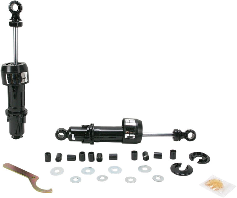 Progressive Suspension 12 Series Shocks Shock Absorber Black Rear Coilover Twin-Tube Pair