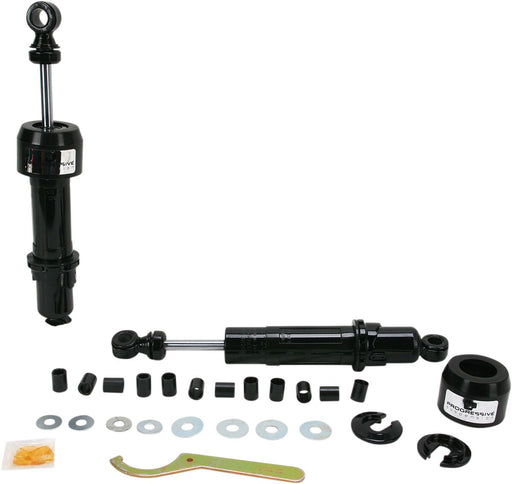 Progressive Suspension 12 Series Shocks Shock Absorber Black Rear Coilover Twin-Tube Pair
