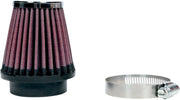 K & N Universal Clamp-On Air Filter Black Red