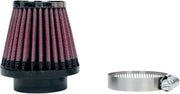 K & N Universal Clamp-On Air Filter for 1974-1977 SUZUKI Black Red
