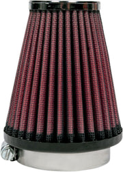 K & N Universal Clamp-On Air Filter Black Red
