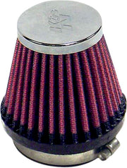K & N Universal Clamp-On Air Filter Black Red - RC-2340
