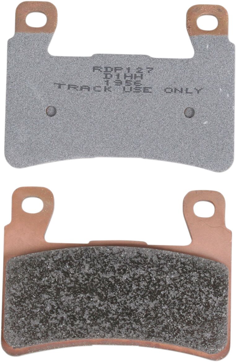 DP Brakes RDP X-Race Titanium Sintered Brake Pads RDP Racing Front Sintered Metal Copper Alloy Set of 2 - RDP127