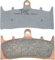 DP Brakes RDP X-Race Titanium Sintered Brake Pads RDP Racing Front Sintered Metal Copper Alloy Set of 2 - RDP216