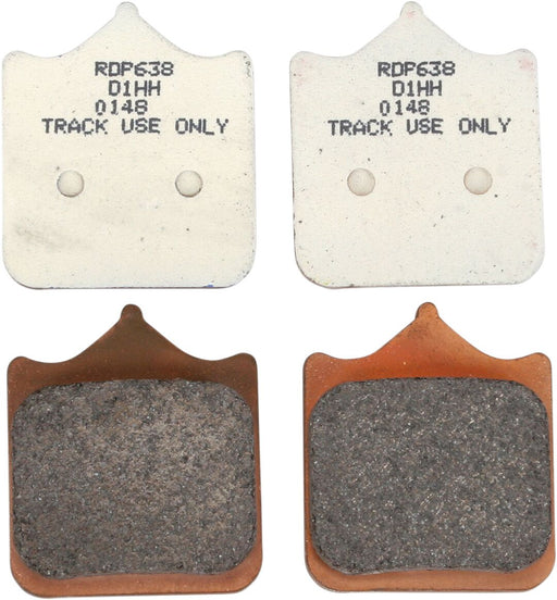 DP Brakes RDP X-Race Titanium Sintered Brake Pads RDP Racing Front Sintered Metal Copper Alloy Set of 2