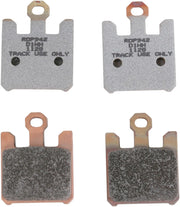 DP Brakes RDP X-Race Titanium Sintered Brake Pads RDP Racing Front Sintered Metal Copper Alloy Set of 2
