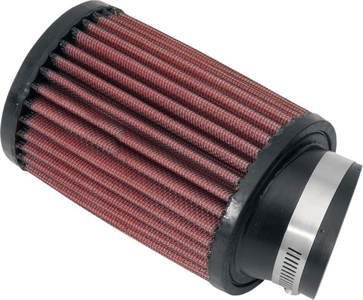 K & N Universal Clamp-On Air Filter Black Red