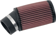 K & N Universal Clamp-On Air Filter Black Red