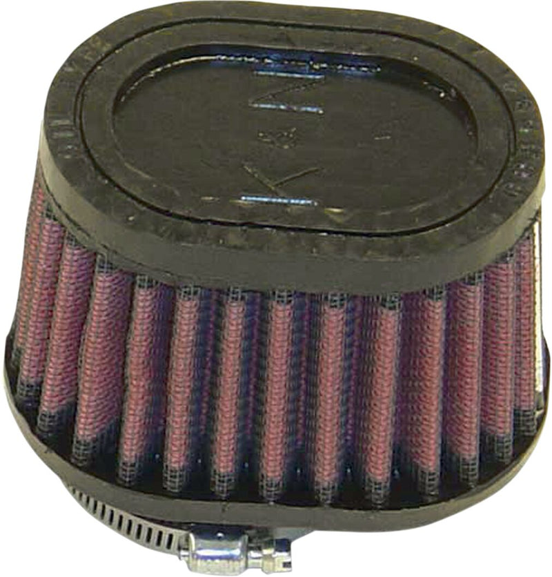 K & N Universal Clamp-On Air Filter Black Red