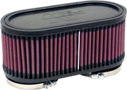 K & N Clamp-On Air Filters for 1989-2009 SUZUKI GS 500 E Black Red
