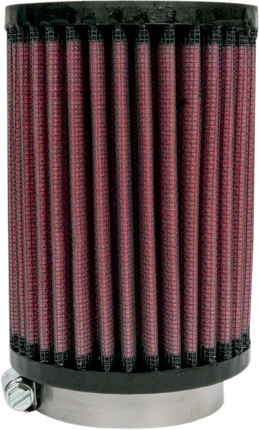 K & N Universal Clamp-On Air Filter Black Red