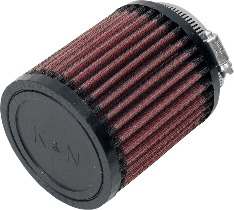 K & N Universal Clamp-On Air Filter Black Red - RU-0800