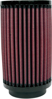 K & N Universal Clamp-On Air Filter Black Red