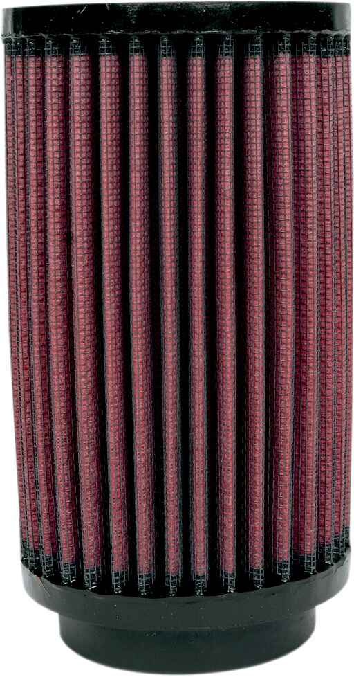 K & N Universal Clamp-On Air Filter Black Red