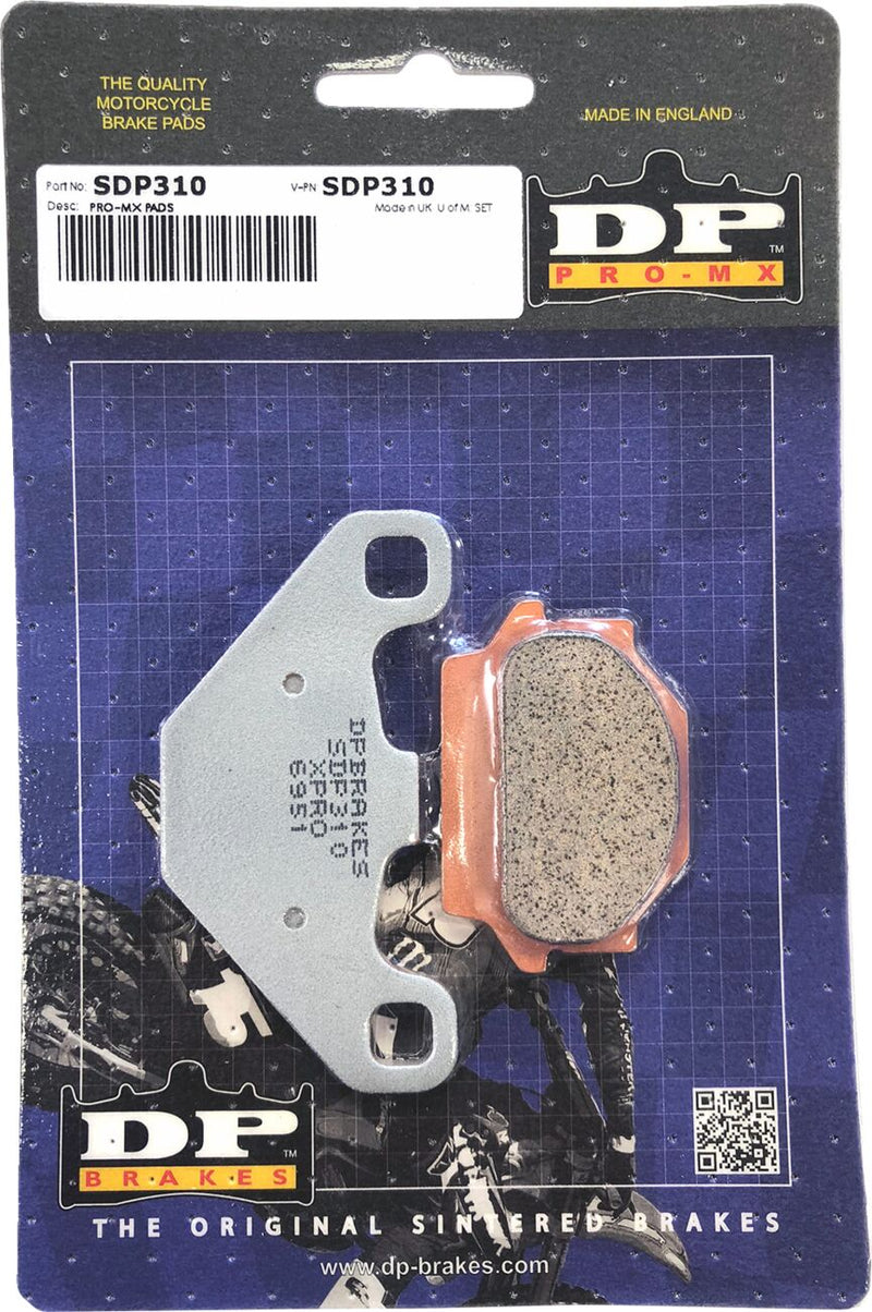 DP Brakes SDP Pro-MX Sintered Brake Pads Front Rear Sintered Metal Copper Alloy Set - SDP310