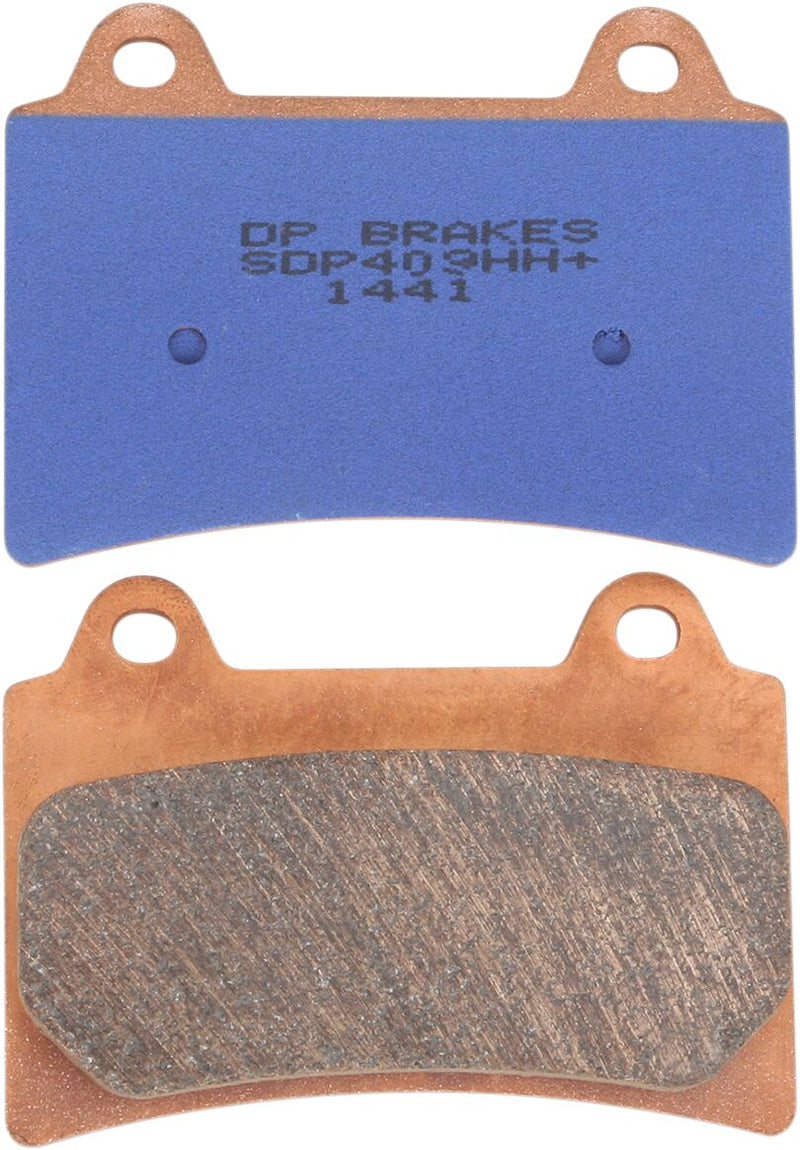 DP Brakes SDP Sport HH+ Sintered Brake Pads for 1986-2014 YAMAHA Front Sintered Metal Copper Alloy Set of 2 - SDP409HH+