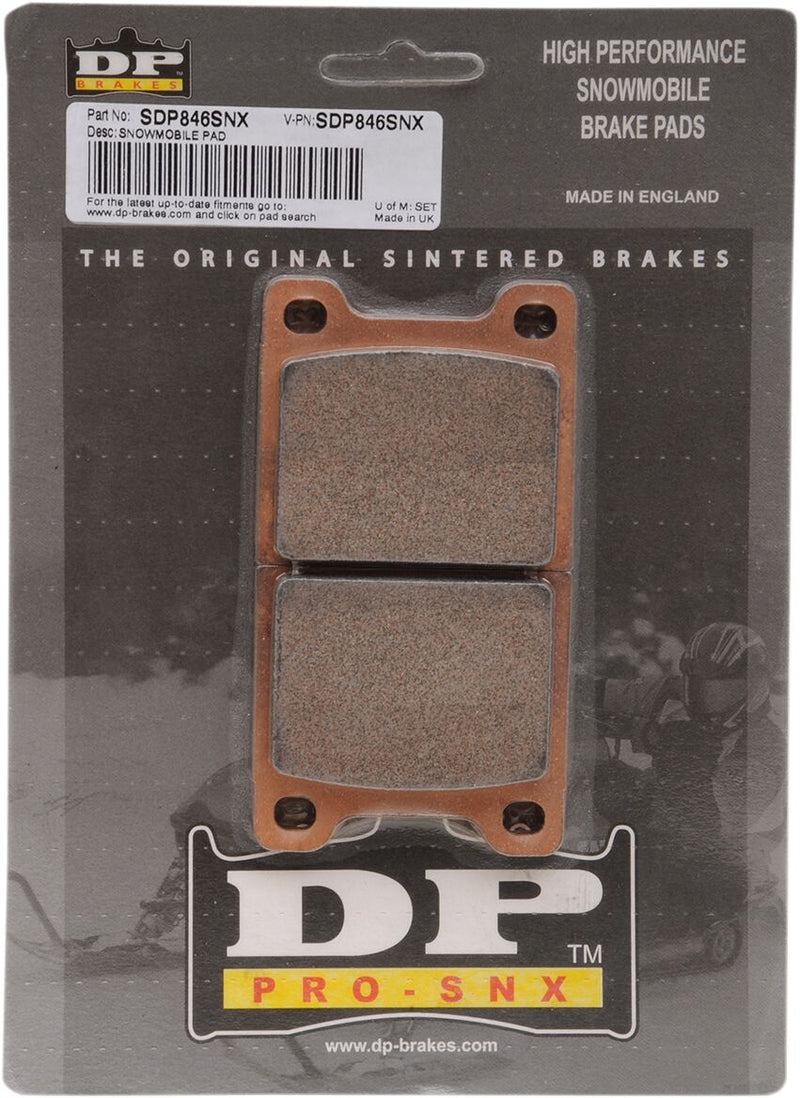 DP Brakes SDP Pro-SNX HH+ Sintered Brake Pads Front Sintered Metal Copper Alloy Set of 2