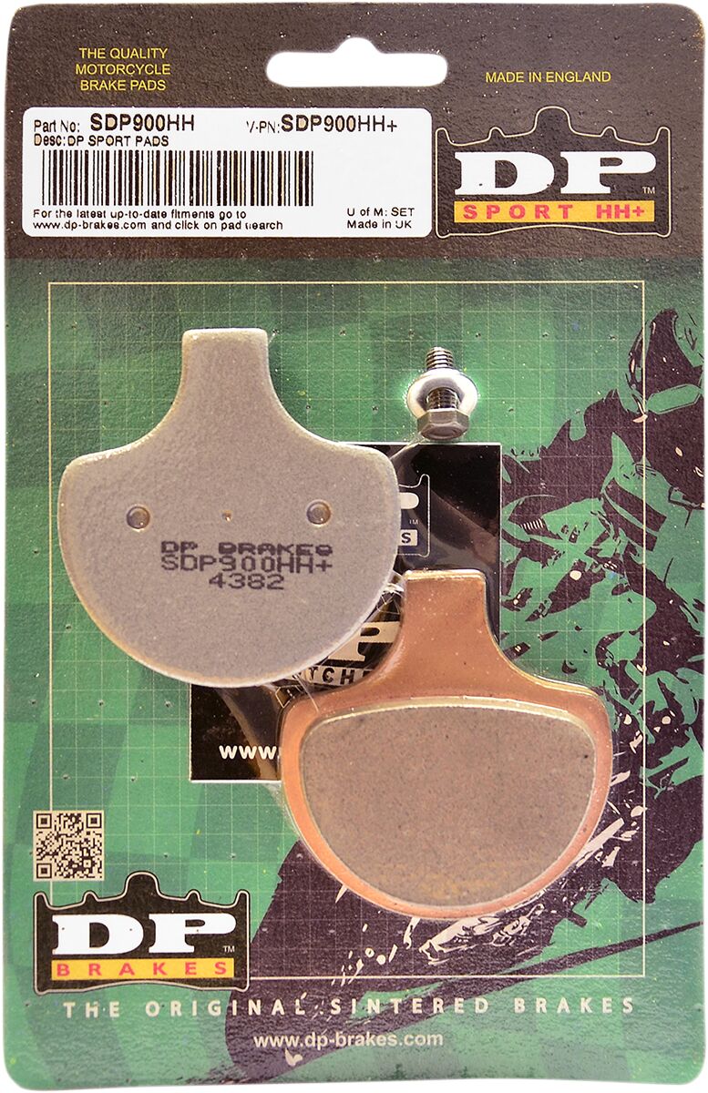 DP Brakes Sintered Metal Harley/Buell Brake Pads SDP Sport HH+ Front Copper Alloy Set of 2 - SDP900HH+