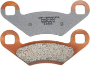 DP Brakes SDP Pro-MX Sintered Brake Pads for 1991-1993, 1998-2022 POLARIS Front Rear Sintered Metal Copper Alloy Set