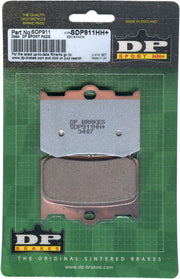 DP Brakes Sintered Metal Caliper Brake Pads Front Copper Alloy Set of 2 - SDP911HH+