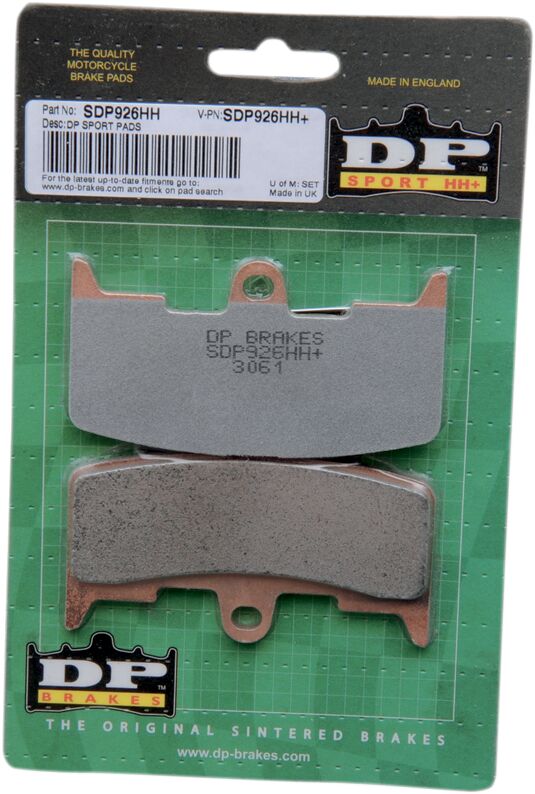 DP Brakes Sintered Metal Harley/Buell Brake Pads SDP Sport HH+ Front Copper Alloy Set of 2