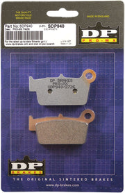 DP Brakes SDP Pro-MX Sintered Brake Pads Rear Sintered Metal Copper Alloy Set