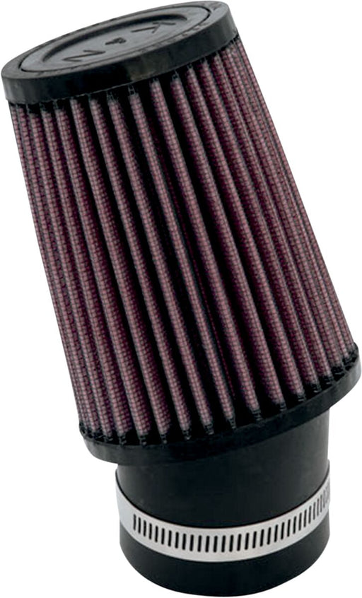 K & N Snow Air Filter Black Red Clamp-On