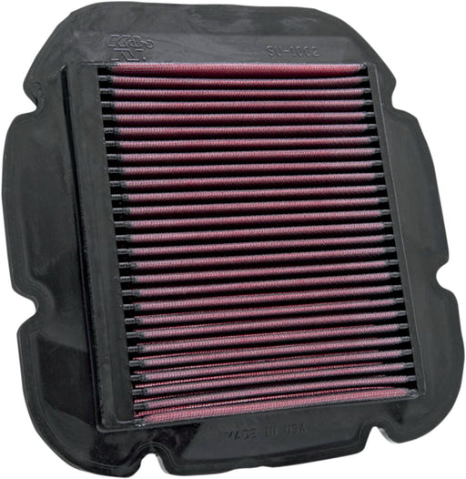 K & N OE Replacement High-Flow Air Filter Black Red