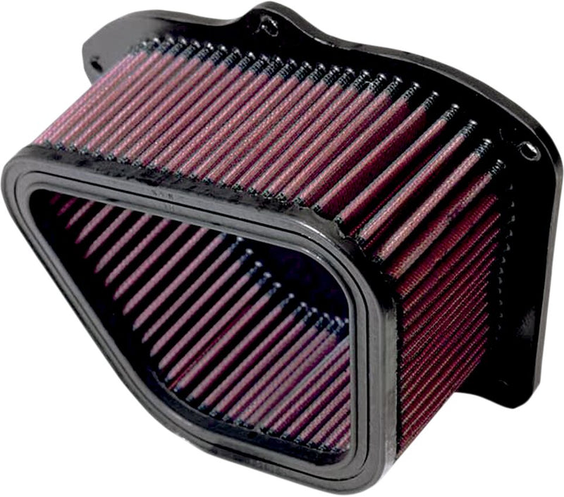 K & N OE Replacement High-Flow Air Filter for 1999-2007 SUZUKI GSX 1300 R Black Red