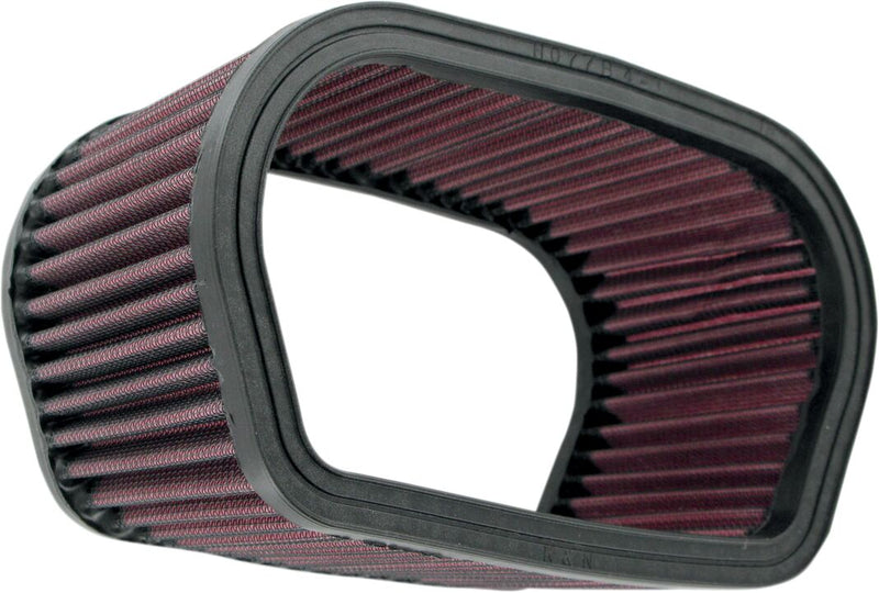 K & N OE Replacement High-Flow Air Filter for 1998-2001 YAMAHA YZF-R1 1000 Black Red