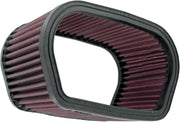 K & N OE Replacement High-Flow Air Filter for 1998-2001 YAMAHA YZF-R1 1000 Black Red - YA-1098