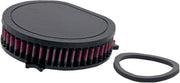 K & N OE Replacement High-Flow Air Filter for 1999-2009 YAMAHA XVS 1100 Black Red